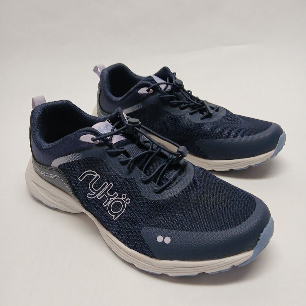 Ryka Sky Walk Swift Women's Academy Blue Bungee Walking Sneakers Size 8W 901263